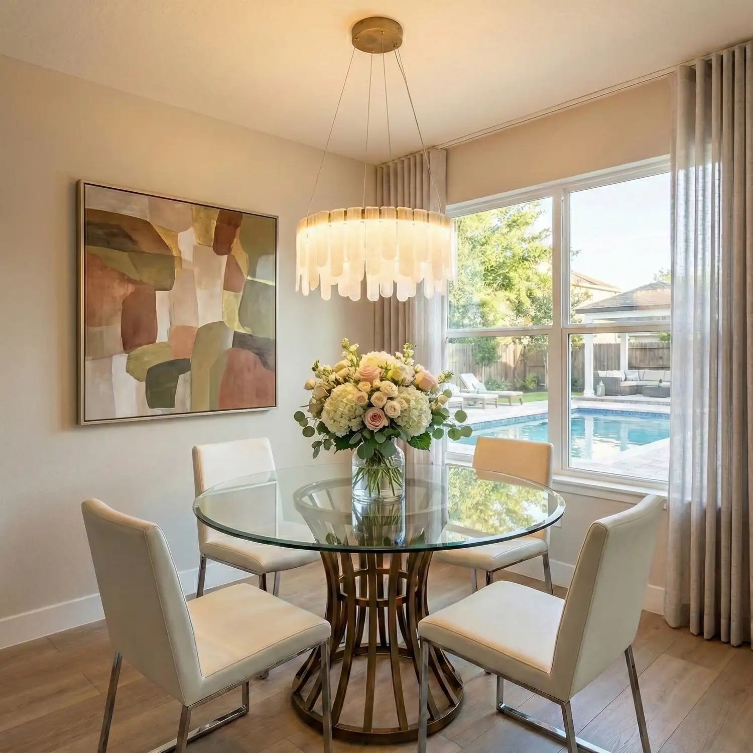 ARTCRAFT, ROSELLE CHANDELIER, CHANDELIER LIGHT