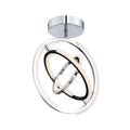 ARTCRAFT, TRILOGY SEMI-FLUSH MOUNT, SEMI FLUSH MOUNT LIGHT