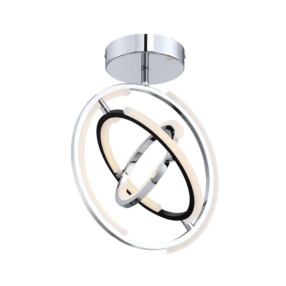 ARTCRAFT, TRILOGY SEMI-FLUSH MOUNT, SEMI FLUSH MOUNT LIGHT