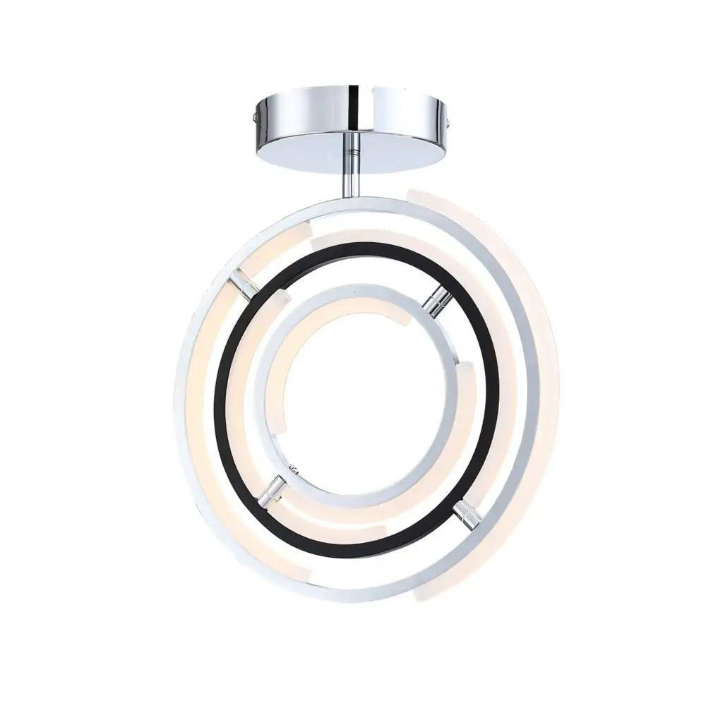 ARTCRAFT, TRILOGY SEMI-FLUSH MOUNT, SEMI FLUSH MOUNT LIGHT