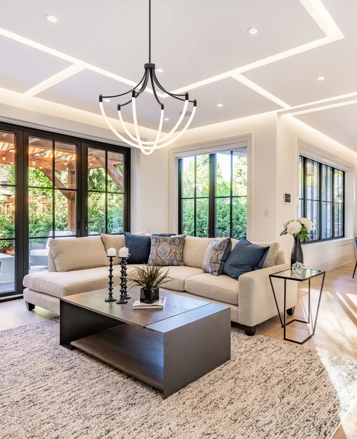 ARTCRAFT, CASCATA CHANDELIER, CHANDELIER LIGHT