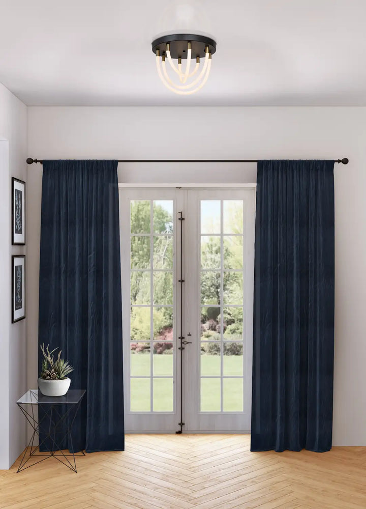 ARTCRAFT, CASCATA SEMI-FLUSH MOUNT, SEMI FLUSH MOUNT LIGHT