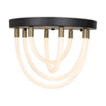ARTCRAFT, CASCATA SEMI-FLUSH MOUNT, SEMI FLUSH MOUNT LIGHT