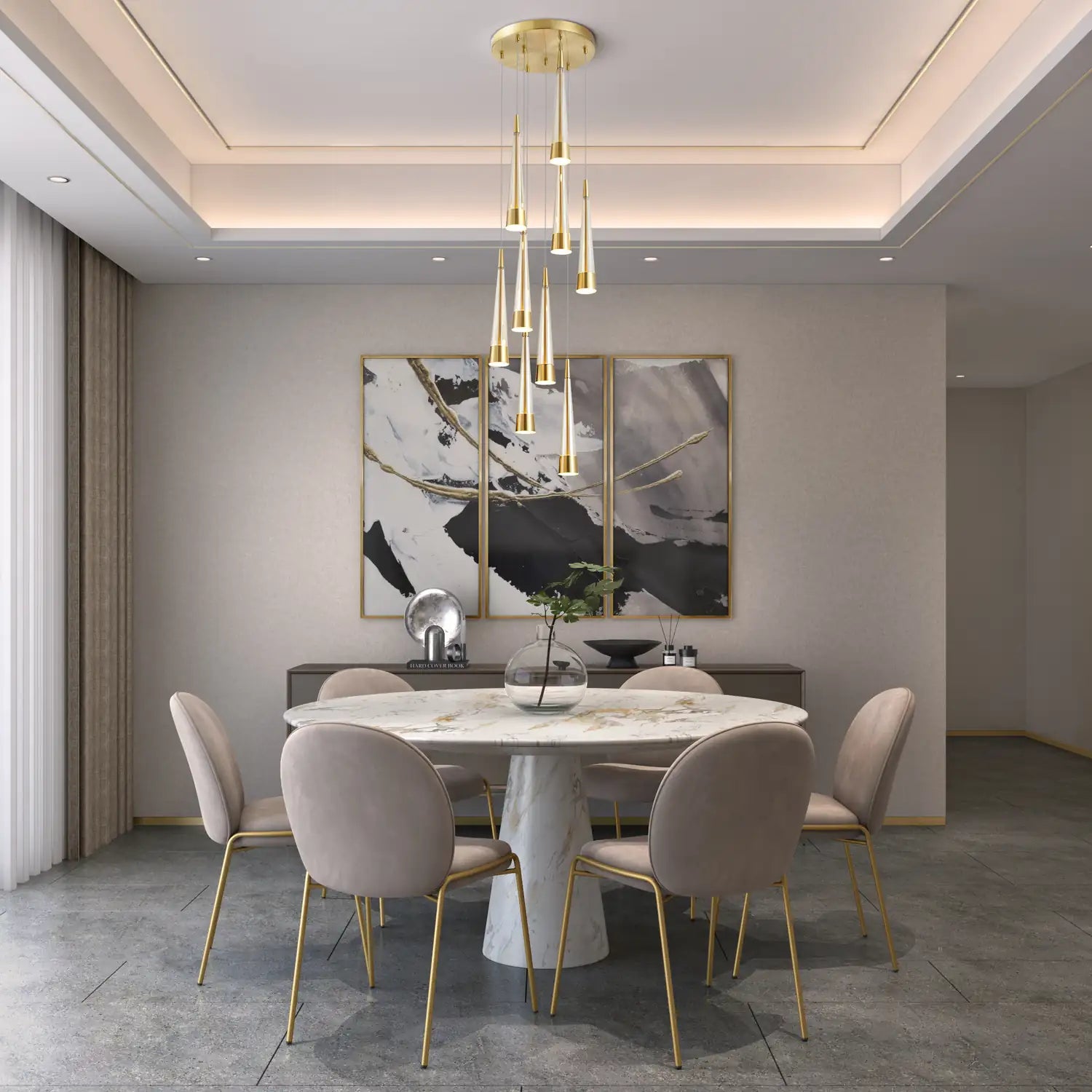 ARTCRAFT, SUNNYVALE PENDANT, PENDANT LIGHT