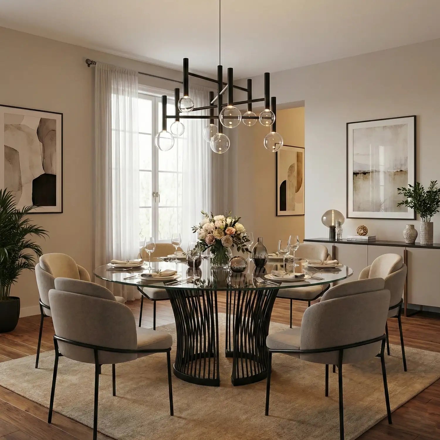 ARTCRAFT, TERRA CHANDELIER, CHANDELIER LIGHT