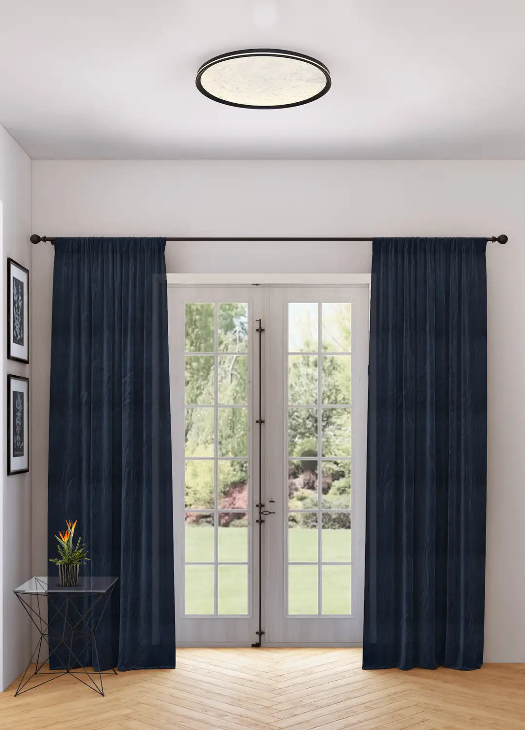 ARTCRAFT, LUNA FLUSH MOUNT, FLUSH MOUNT CEILING LIGHTS