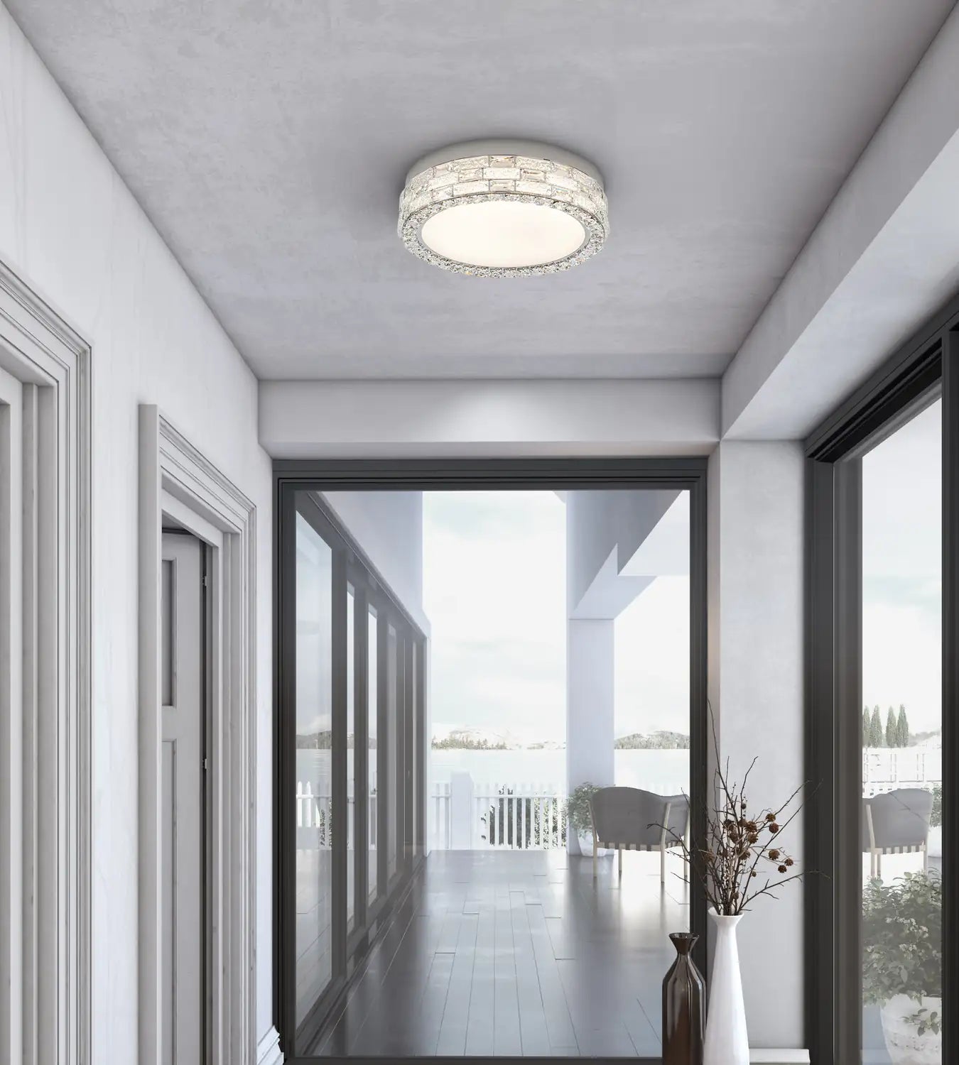 ARTCRAFT, ELEGANCE FLUSH MOUNT, FLUSH MOUNT CEILING LIGHTS