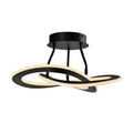 ARTCRAFT, WAVE SEMI-FLUSH MOUNT, SEMI FLUSH MOUNT LIGHT