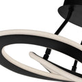 ARTCRAFT, WAVE SEMI-FLUSH MOUNT, SEMI FLUSH MOUNT LIGHT