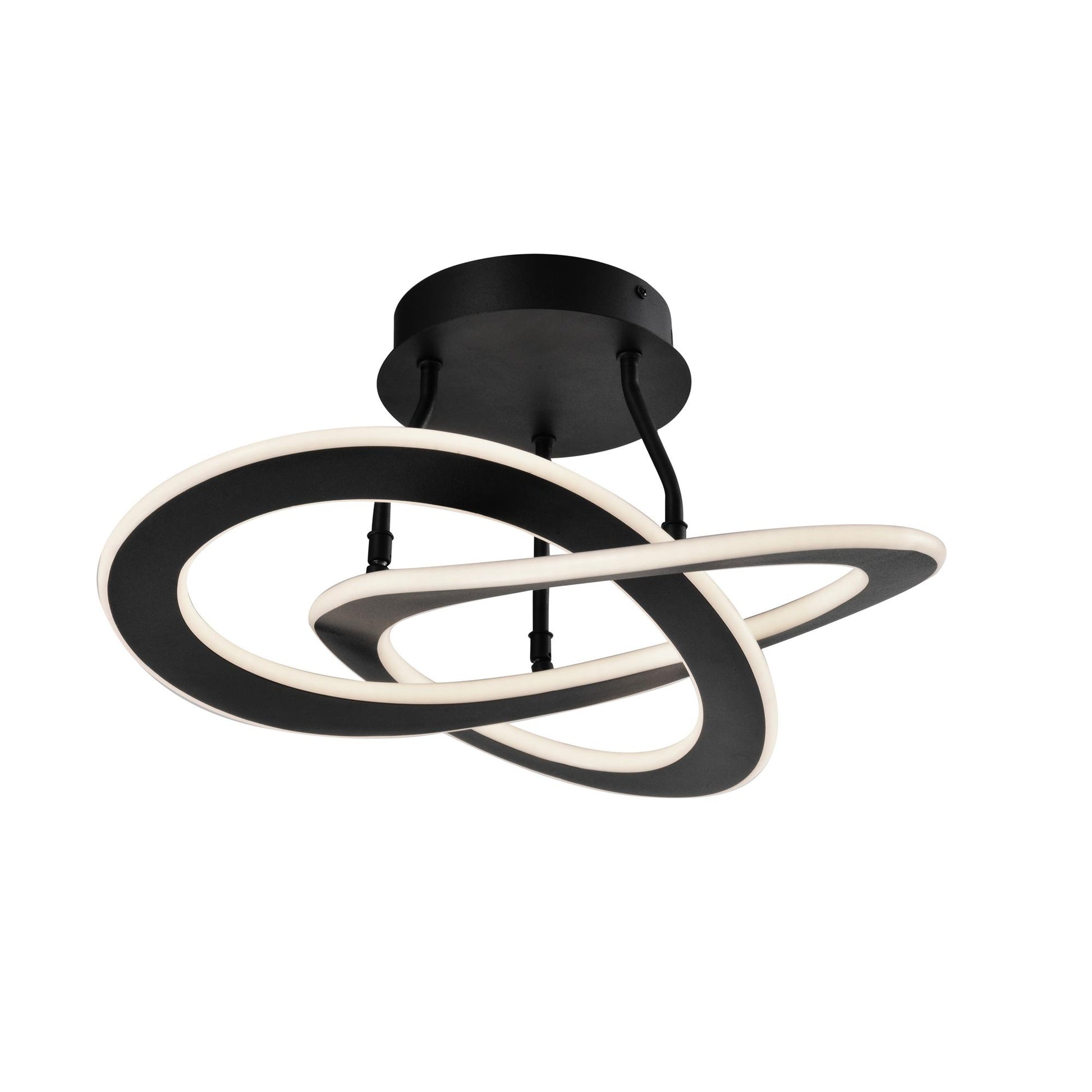 ARTCRAFT, WAVE SEMI-FLUSH MOUNT, SEMI FLUSH MOUNT LIGHT