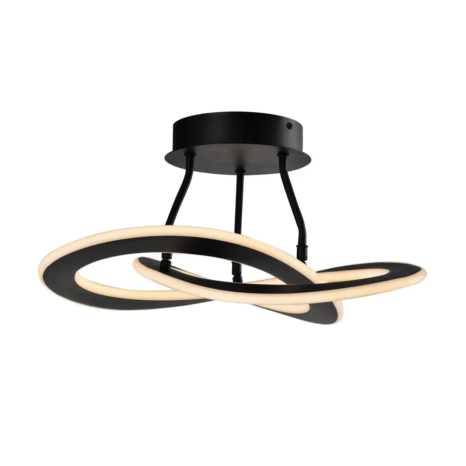ARTCRAFT, WAVE SEMI-FLUSH MOUNT, SEMI FLUSH MOUNT LIGHT