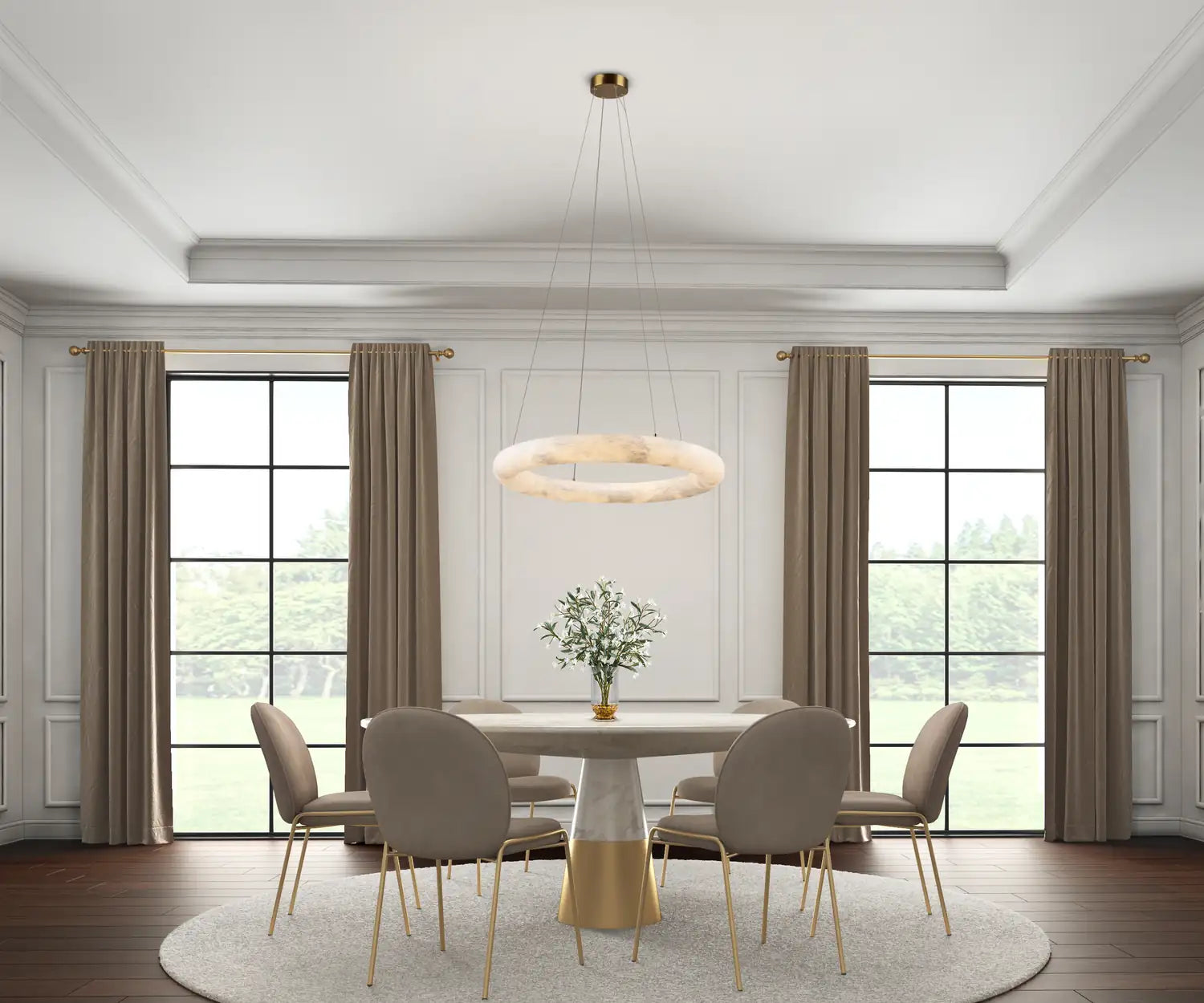 ARTCRAFT, CAMILA CHANDELIER, CHANDELIER LIGHT
