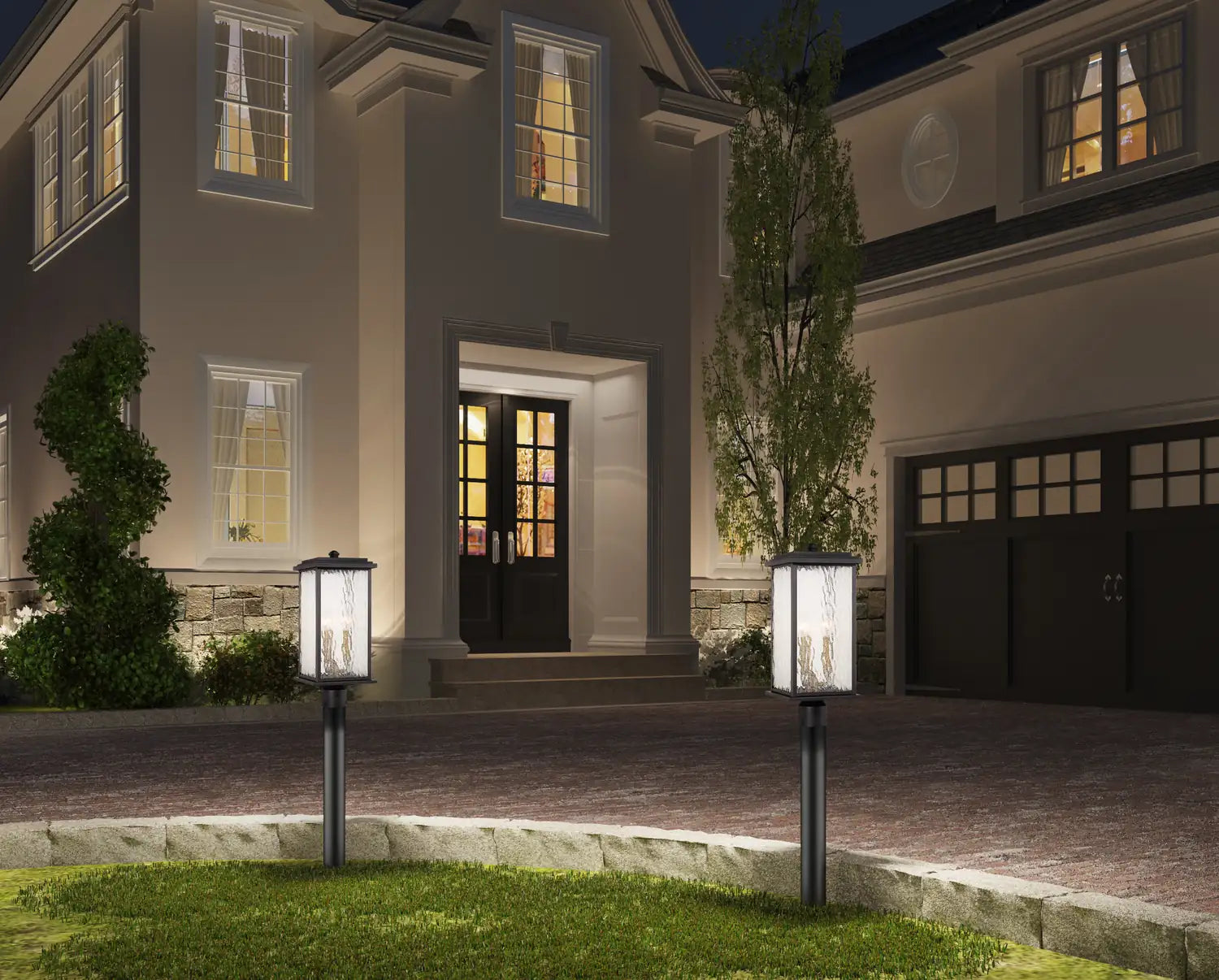 ARTCRAFT ESTATE OUTDOOR POST LIGHT - Post