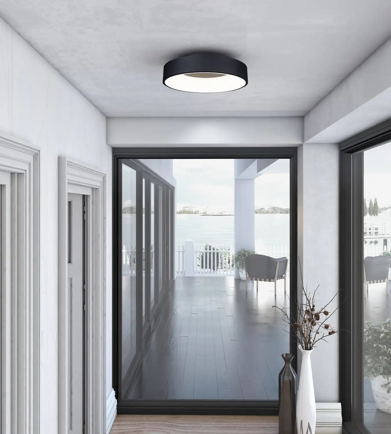 ARTCRAFT, LAZIO FLUSH MOUNT, FLUSH MOUNT CEILING LIGHTS