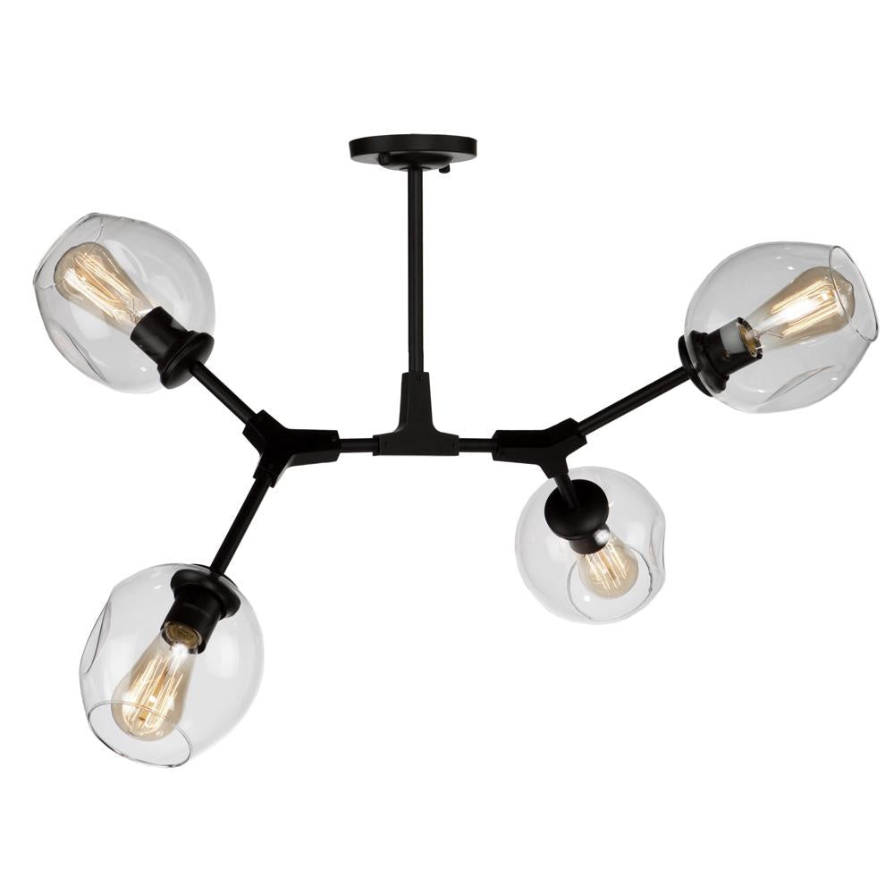 ARTCRAFT, ORGANIC SEMI-FLUSH MOUNT, SEMI FLUSH MOUNT LIGHT