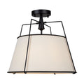 ARTCRAFT, PULLMAN SEMI-FLUSH MOUNT, SEMI FLUSH MOUNT LIGHT