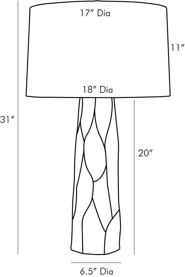 ARTERIORS TOWNSEN LAMP - Table