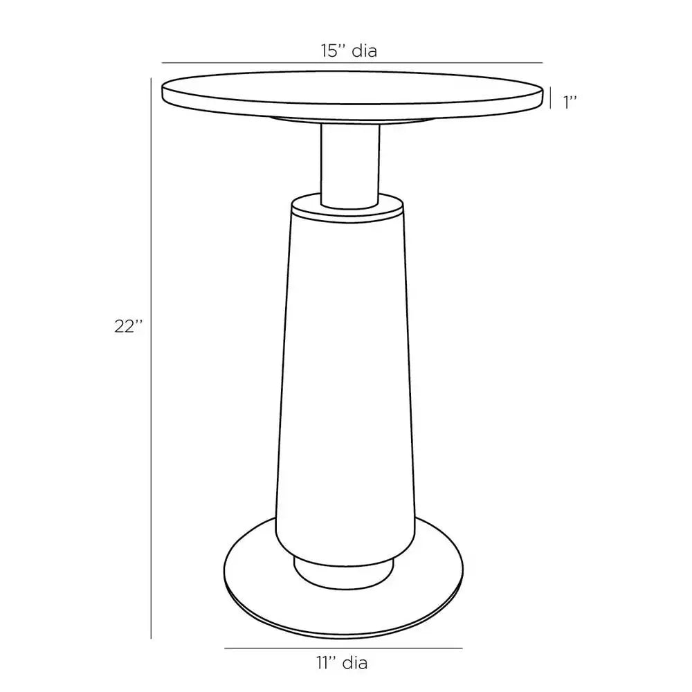 ARTERIORS KNOXVILLE ACCENT TABLE - Side