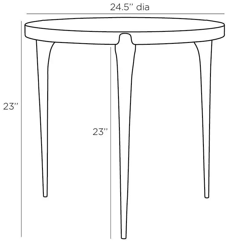 ARTERIORS JUNE END TABLE - Side