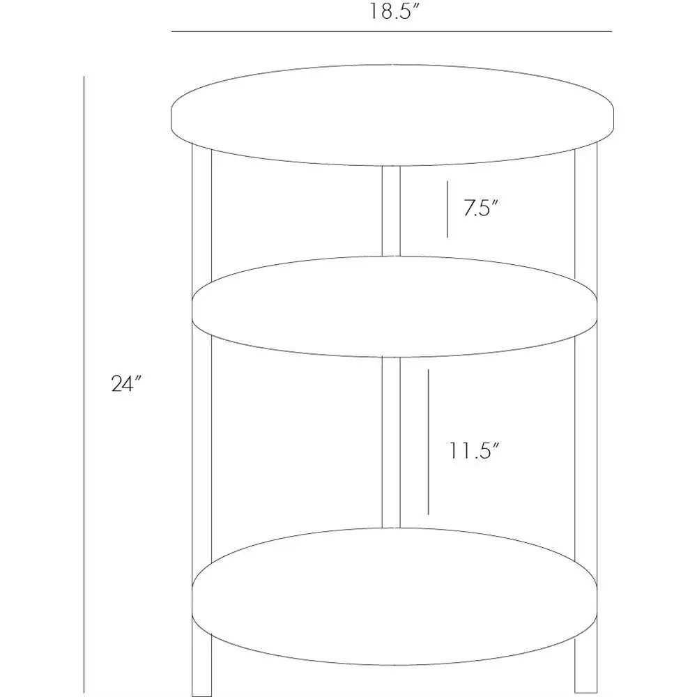 ARTERIORS PERCY ACCENT TABLE - Side