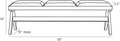 ARTERIORS, LUCHESSE BENCH, LOUNGE