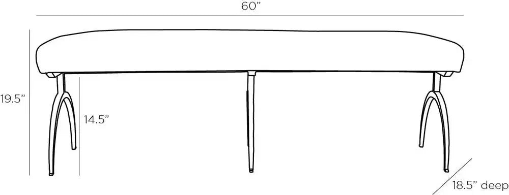 ARTERIORS, BAHATI BENCH, LOUNGE
