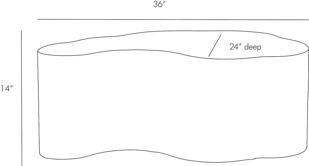ARTERIORS MEADOW COFFEE TABLE - Side