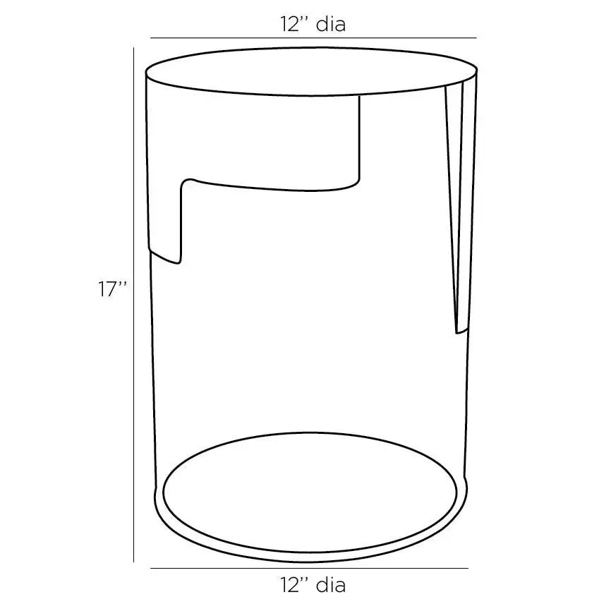 ARTERIORS JESSE ACCENT TABLE - Side