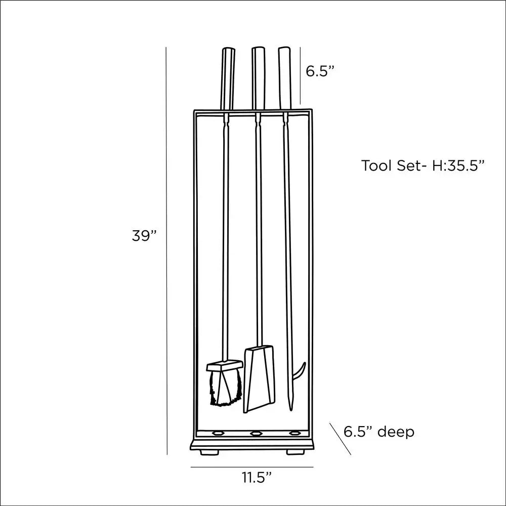 ARTERIORS LANDT FIREPLACE TOOL SET - Decorative Accents