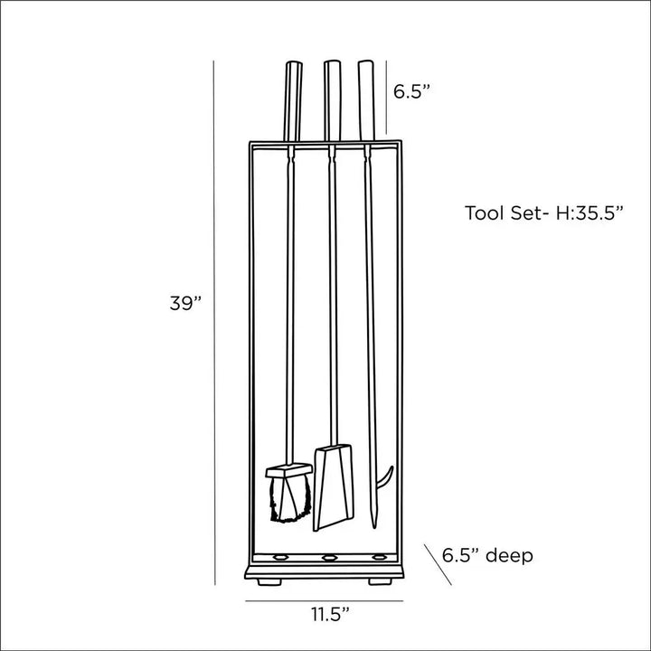 ARTERIORS LANDT FIREPLACE TOOL SET - Decorative Accents