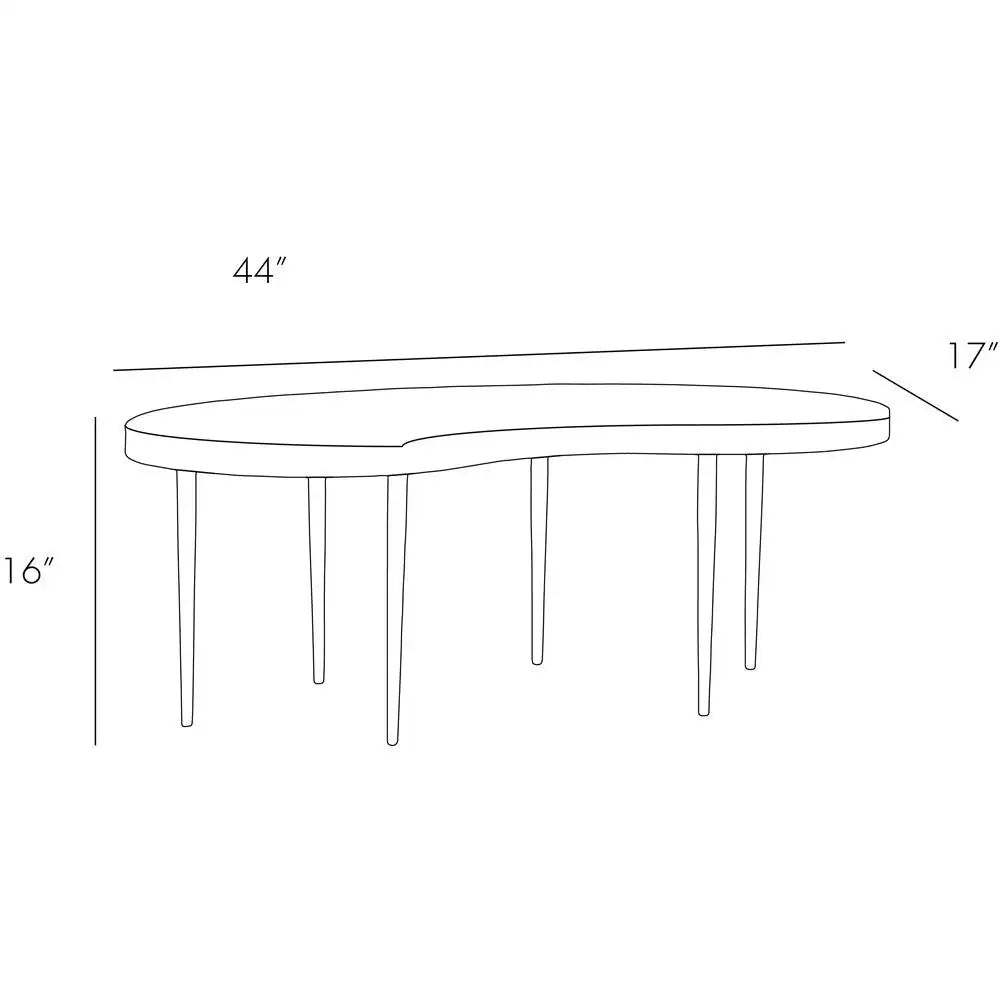 ARTERIORS SLOAN COFFEE TABLE - Side
