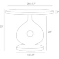 ARTERIORS SETH END TABLE - Side