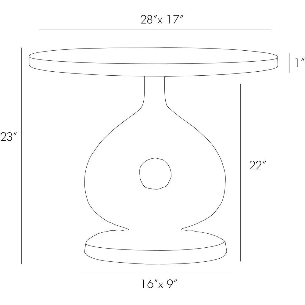 ARTERIORS SETH END TABLE - Side