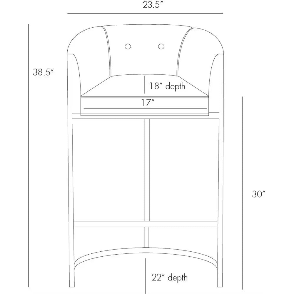 ARTERIORS, CALVIN BAR STOOL, LOUNGE
