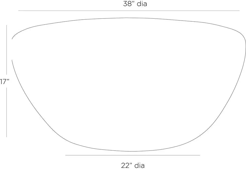 ARTERIORS CLINT COFFEE TABLE - Side