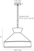 ARTERIORS, MALENA PENDANT, PENDANT LIGHT