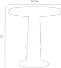 ARTERIORS KAMILE END TABLE - Side