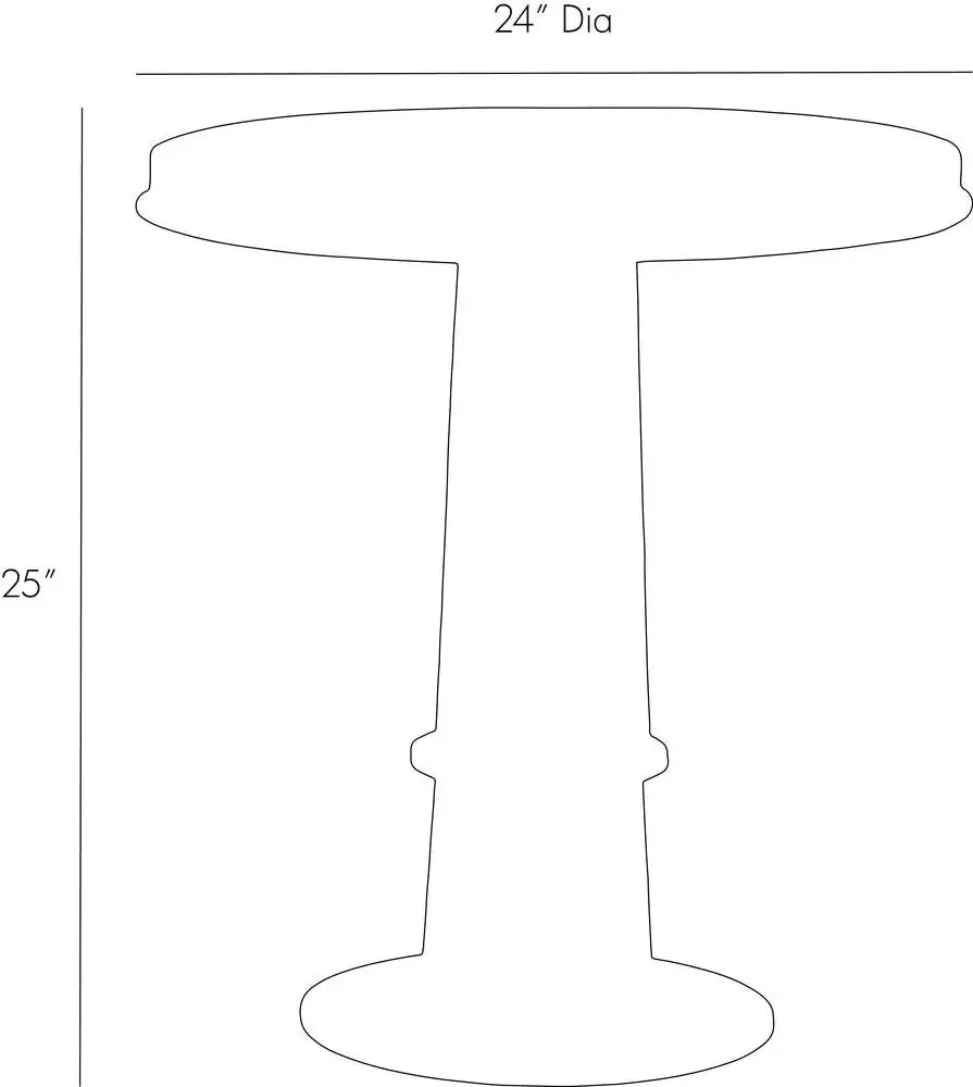 ARTERIORS KAMILE END TABLE - Side