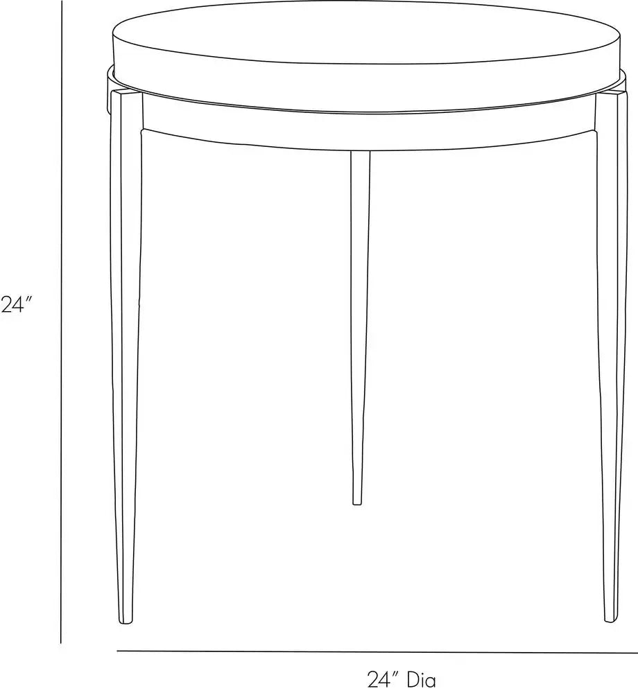 ARTERIORS KELSIE END TABLE - Side