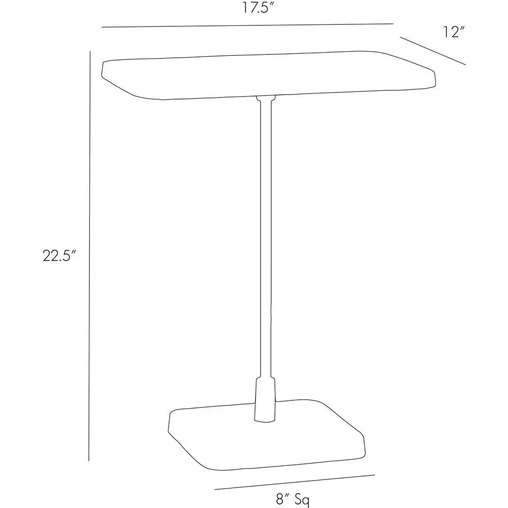 ARTERIORS KAELA RECTANGLE ACCENT TABLE - Side