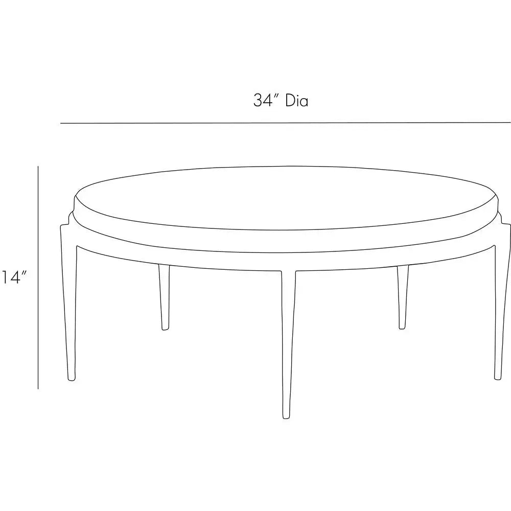 ARTERIORS KELSIE COFFEE TABLE - Side