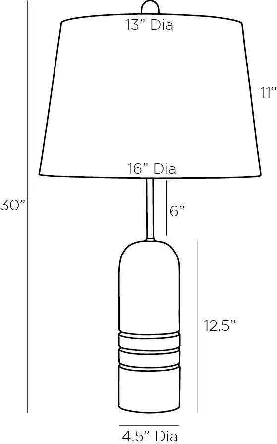 ARTERIORS MENDOZA LAMP - Table