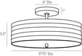 ARTERIORS, ANNA SEMI-FLUSH MOUNT, FLUSH MOUNT CEILING LIGHTS