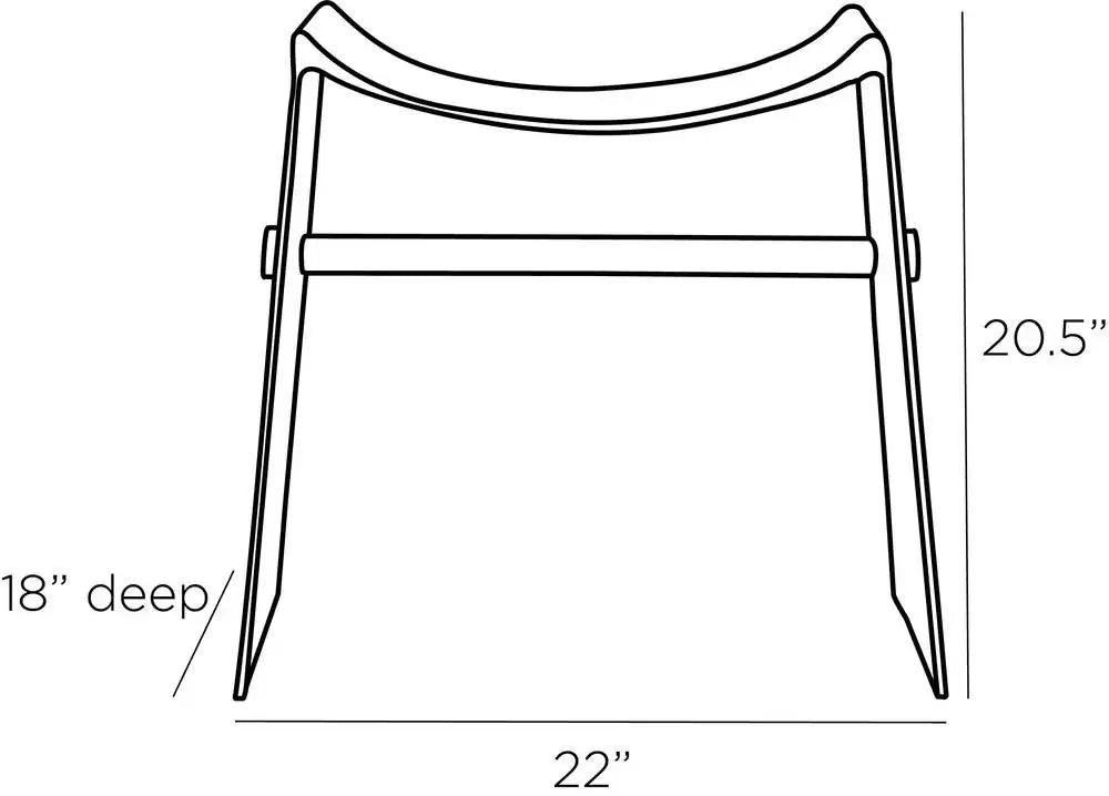 ARTERIORS, MONTEZ STOOL, LOUNGE