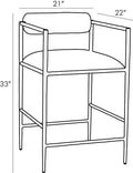 ARTERIORS, BARBANA COUNTER STOOL, LOUNGE