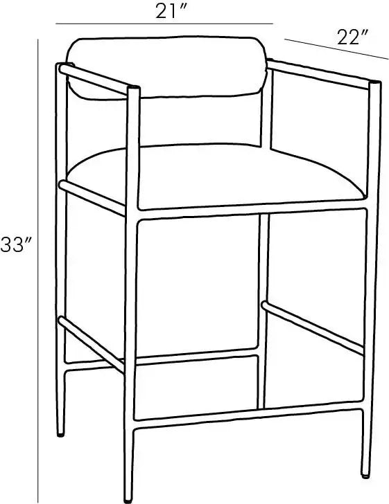 ARTERIORS, BARBANA COUNTER STOOL, LOUNGE