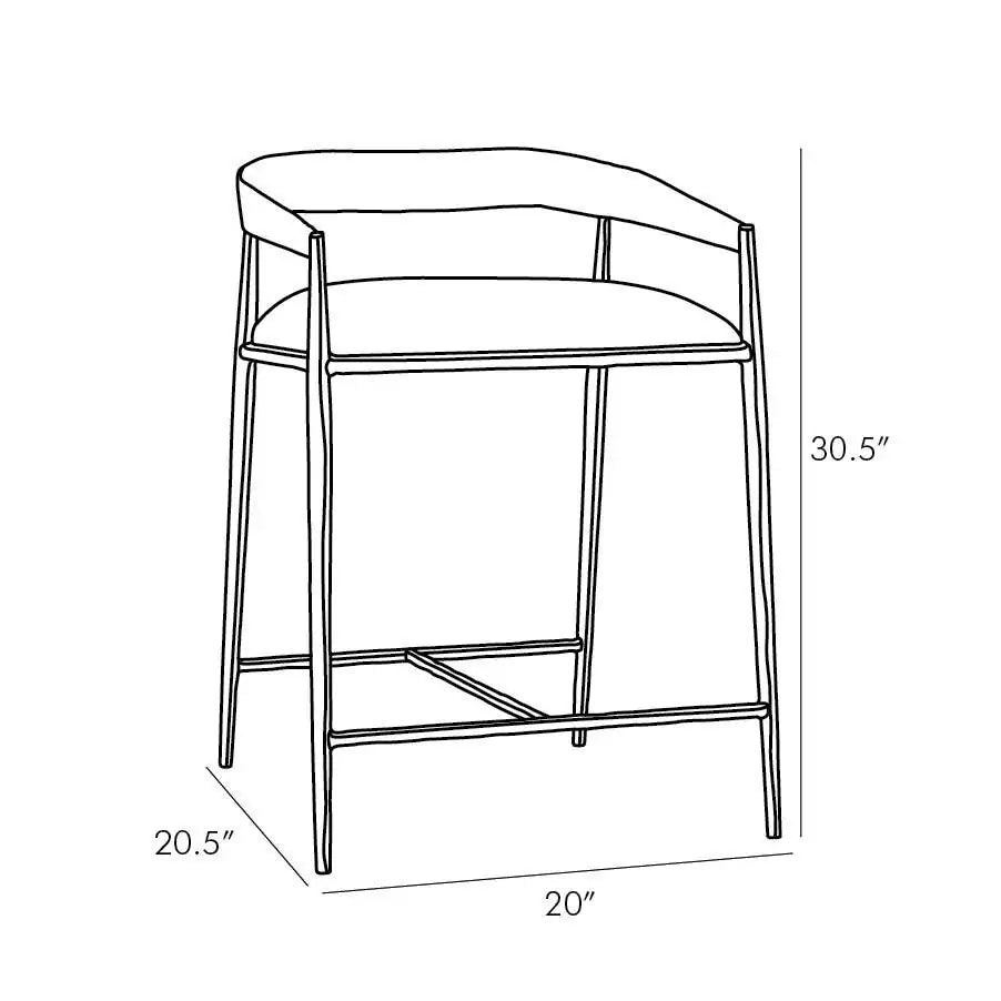 ARTERIORS, ANSEL COUNTER STOOL, LOUNGE