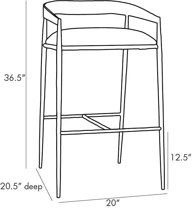 ARTERIORS, ANSEL BAR STOOL, LOUNGE