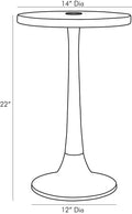 ARTERIORS ERIC ACCENT TABLE - Side