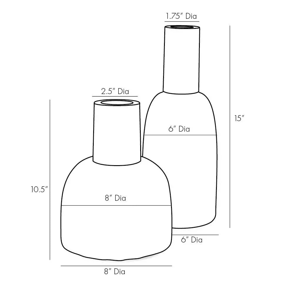 ARTERIORS HUFF VASES - Decorative Accents